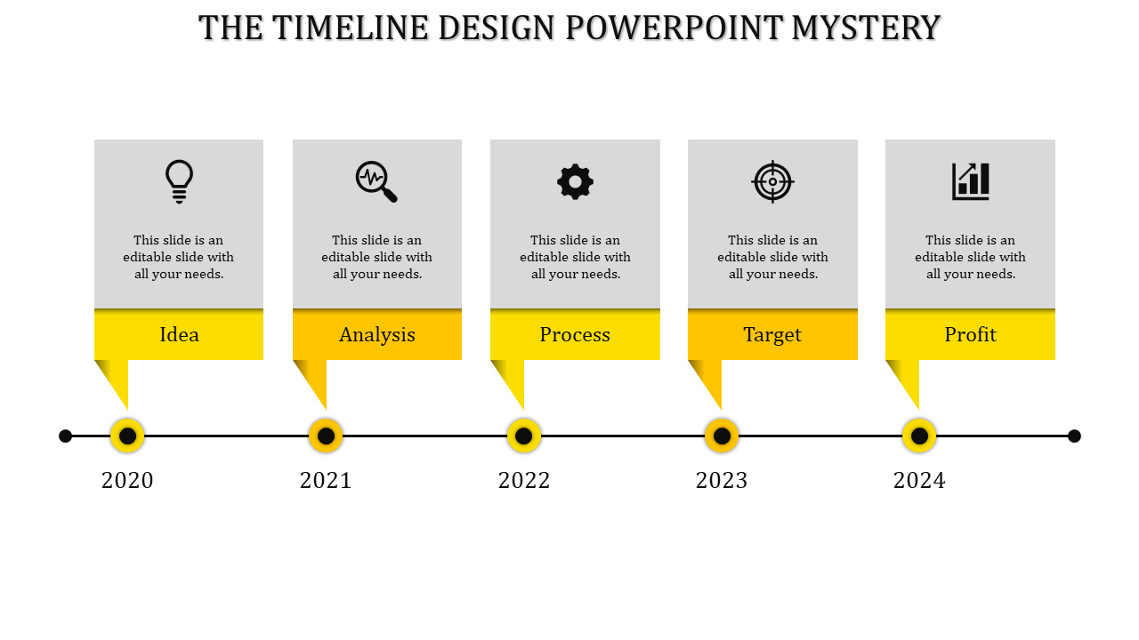 Stunning and Attractive Timeline Design PowerPoint